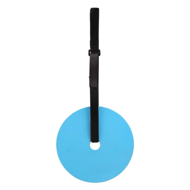 Football Practice Target, 6.22 in TPE Disk with 0.79 in Wide Strap, Enhance Aim and Ball Control Skills, Perfect for Field and Backyard Training Sessions(Red,1pcs)