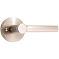 thumbnail image 3 of Zurich Door Lever with Round Rosette, Dummy (Non-Turning) Latch, Satin Nickel by Stone Harbor Hardware, 3 of 4