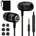 thumbnail image 1 of LUDOS Clamor Auriculares con cable en auriculares con micrófono, auriculares con micrófono y control de volumen, espuma de memoria, cable reforzado, graves compatibles con iPhone, Apple, iPad, computa, 1 of 3