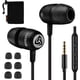 thumbnail image 1 of LUDOS Clamor Auriculares con cable en auriculares con micrófono, auriculares con micrófono y control de volumen, espuma de memoria, cable reforzado, graves compatibles con iPhone, Apple, iPad, computa, 1 of 3