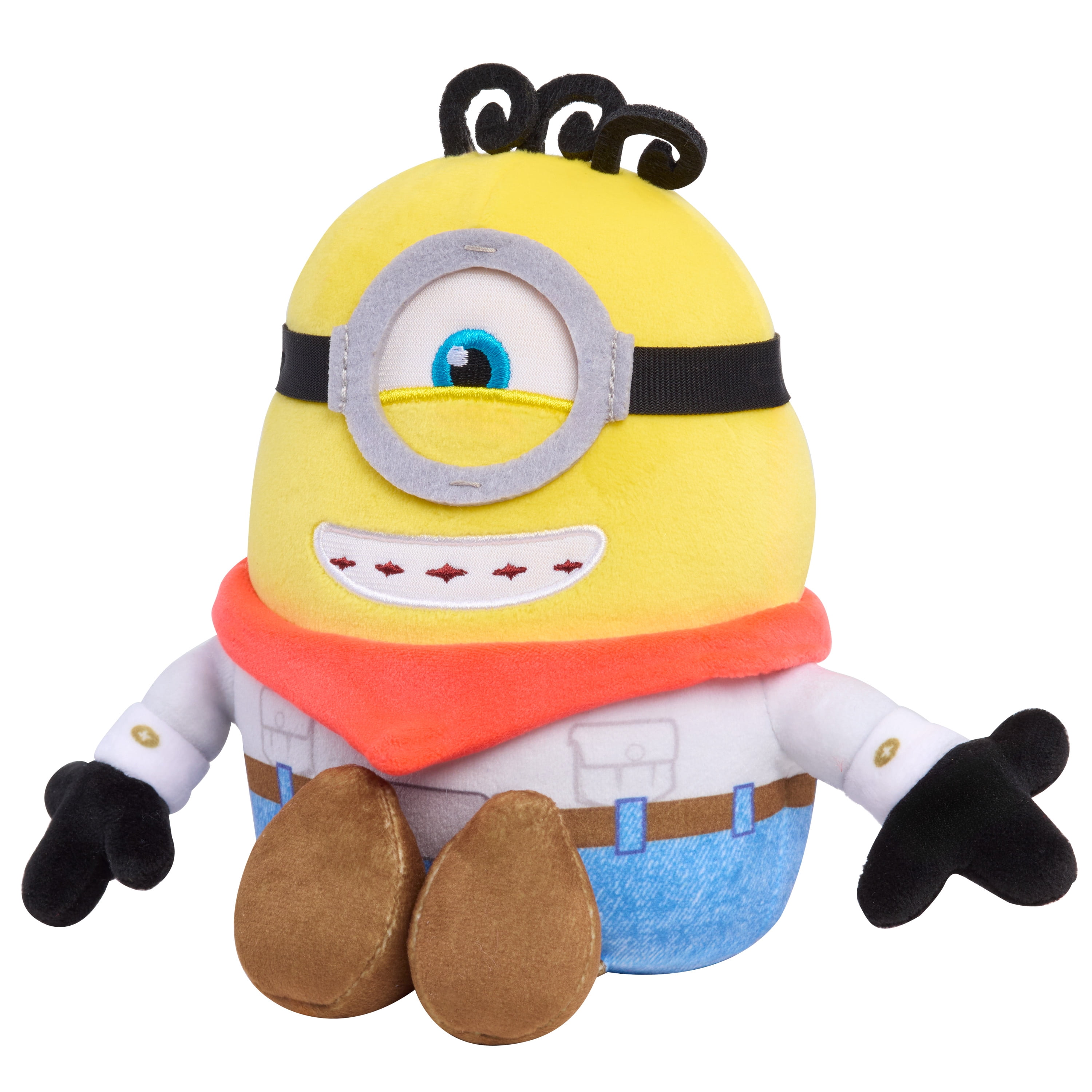 Illumination Minions & Monsters James Squooshy Plush Toy, Sensory Fidget Toy with Bean Fill, Ages 3+