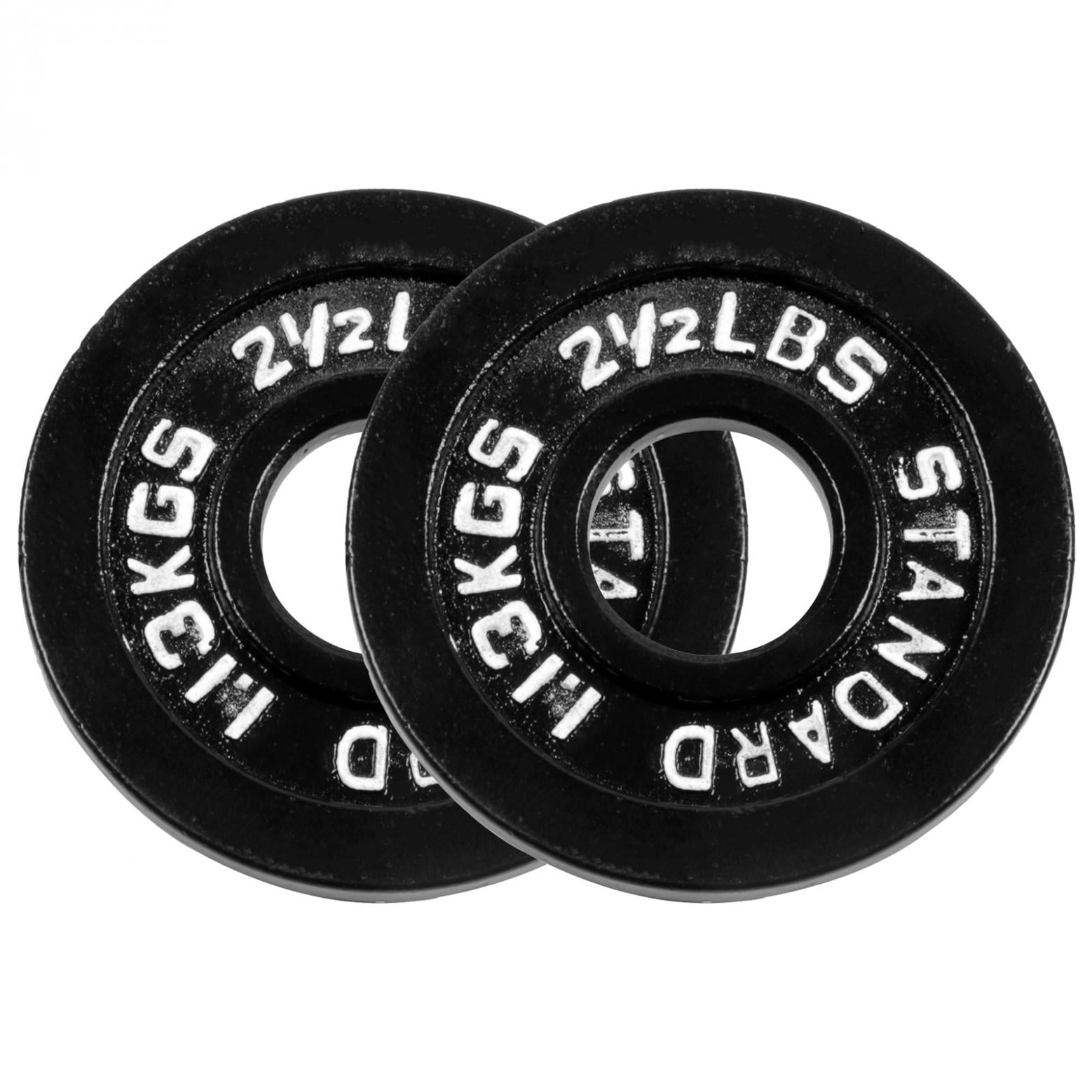OASIS SPORT Pair Bumper Plate Weight Plate with 2-inch Steel Hub for Strength Training & Weightlifting 