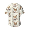 thumbnail image 2 of Xecao offers the Flower Chicken for Men's Casual Short-sleeved Shirt, a button-up collared shirt with a pocket, perfect for beach vacations and yacht travel in the Small size., 2 of 7