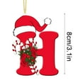 thumbnail image 7 of Xuniizn 26 Letter Ornaments for Christmas Tree Decorations, Acrylic Letter Personalized Christmas Ornaments, Xmas Alphabet for DIY Crafts, Christmas Decorations for Home & Tree (2025 New H), 7 of 7
