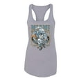 thumbnail image 2 of Wild Bobby, Miami Fans | MIA Fantasy Football ,Sports, Ladies Racerback Tank Top, Heather Grey, Medium, 2 of 4