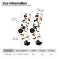 thumbnail image 2 of Balery Aabstract Eyes Calcetas Largas con Estampado para Hombre y Mujer – Suaves y Transpirables, Talla Única (US 5-11), 2 of 6