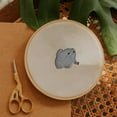 thumbnail image 4 of 4 Sheets Cartoon Animal Water Soluble Stabilizer Hand Sewing Stabilizers with Pre Printed Stick and Stitch Self Adhesive Wash Away Stabilizer for Bags Cloth Embroidery Hand Sewing Lover, 4 of 8