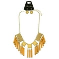 thumbnail image 2 of Mi Amore Necklace-Earring-Set Orange/Gold-Tone, 2 of 3