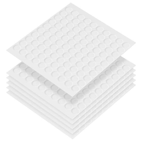 RENACLIPY 600Pcs Transparent Double Sided Adhesive Dots Removable for Photo Mounting