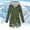 c01Green, variant on Womens Waterproof Long Hooded Trench Coats Autumn Winter Outdoor Windbreaker Travel Jacket With Pocket Green XL