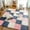 White pink cyan, variant on 12pcs Foam Baby Play Mat Puzzle Mat Kids Interlocking Exercise Tiles Rugs Floor Tiles Toy Carpet Soft Carpet 30*30*1cm