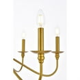 thumbnail image 5 of Rohan 42 inch chandelier in brass, 5 of 5