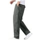 thumbnail image 1 of Pantalones largos para hombre, de color liso, estilo fino, con cintura elástica, para trabajadores, de tubo recto, fáciles de usar, de poliéster., 1 of 2