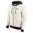 thumbnail image 2 of Men's Darius Rucker Collection by Fanatics Cream Cincinnati Bengals Distressed Graphics Full-Zip Hoodie, 2 of 6