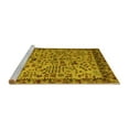 thumbnail image 2 of Ahgly Company Machine Washable Indoor Rectangle Abstract Yellow Modern Area Rugs, 7' x 10', 2 of 4