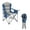 Blue, variant on Folding Camping Chair for Adults, Heavy Duty Outdoor Chair with Carry Bag,300 D Layer Oxford Travel Camp, Black