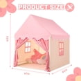 thumbnail image 2 of SweHouse Kids Play Tent, Indoor Outdoor Large Princess Fairy Playhouse, Play Castle Gift Toy for Toddler Girls Children(Pink), 2 of 6