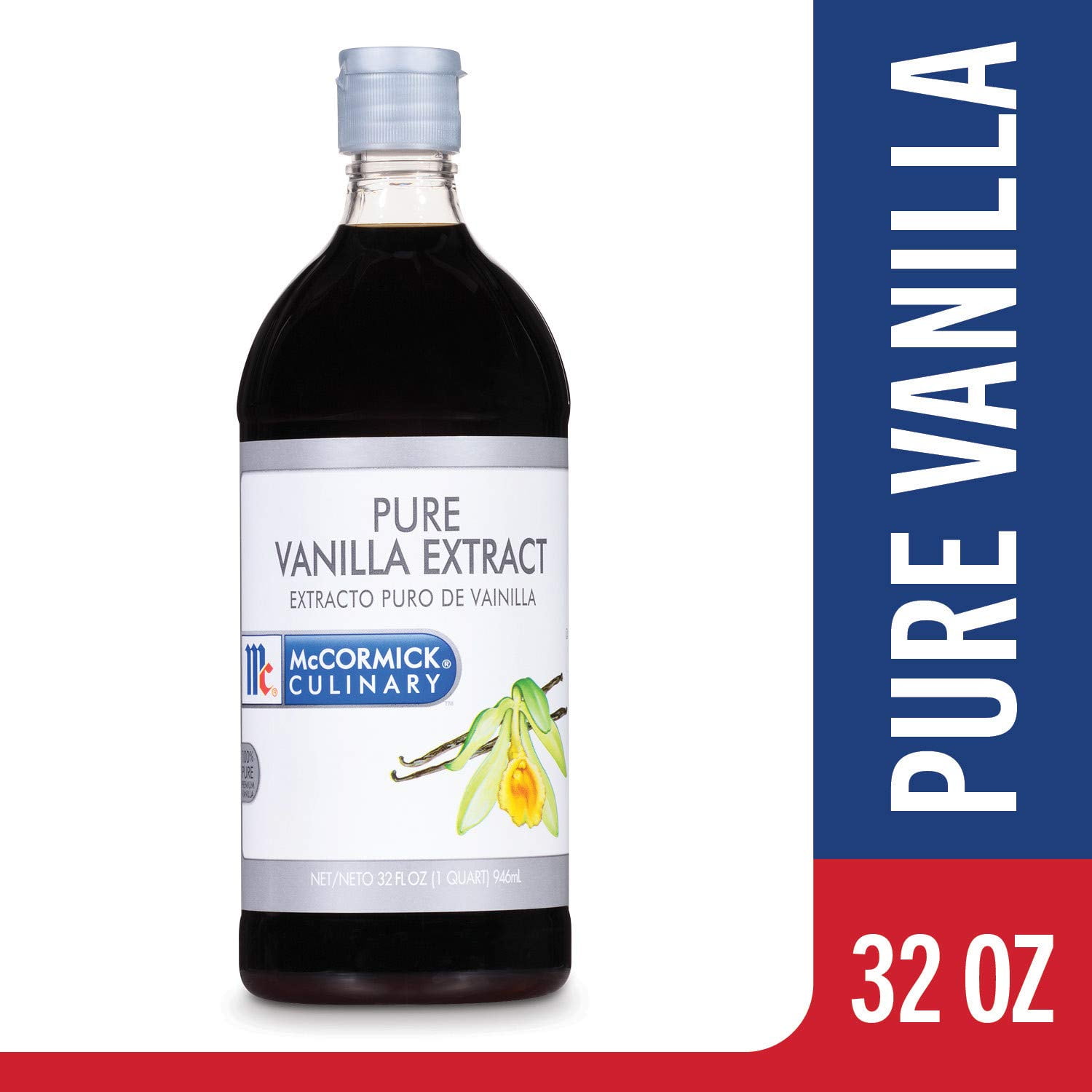 McCormick Culinary Pure Vanilla Extract, 32 fl oz