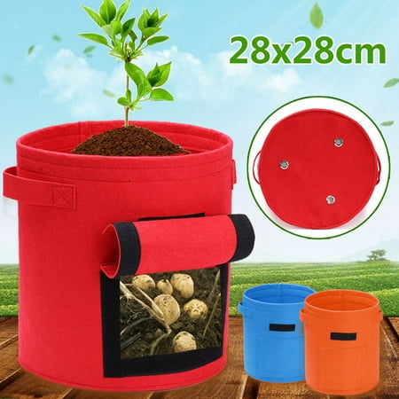 Non Corrosive Planter - Potato Planting PE Bag Non-woven Cultivation Pot Plant Vegetable Growing Home Garden Supplies