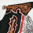 thumbnail image 3 of Hilason Handmade Genuine Leather Chaps Adult Handtooled Rodeo Bull Riding, 3 of 6
