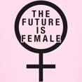 thumbnail image 3 of CafePress - The Future Is Female Kids Light T Shirt - Light T-Shirt Kids XS-XL, 3 of 4