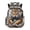 Tiger Aztec Pattern, variant on HELLHERO Lion Cross Lightning 17" School Bag, Durable Lightweight Large Capacity Daypack for Middle School and Daily Travel