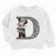 thumbnail image 1 of Children Hoodie Disney Minnie Letter A B C D Kid Casual Clothes O-neck Pullover Little Baby Kawaii Cartoons Boy Girl Sweatshirts90 Gao Jinjia LED, 1 of 2
