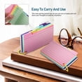 thumbnail image 4 of 450Pcs Spiral Notepads Memo Pads Lined Flash Cards with 8 Binder Rings for Study Learning, 4 of 9