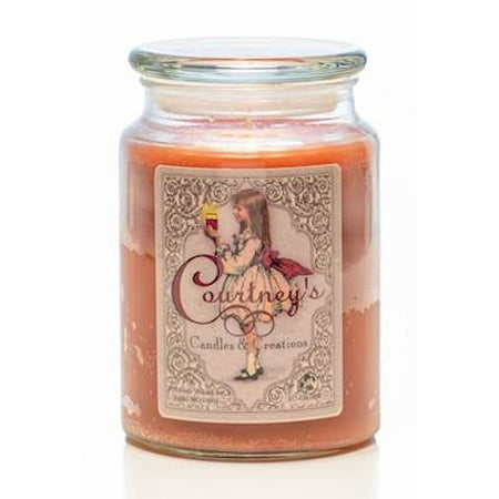 LEATHER - Courtneys Candles Maximum Scented 26oz Large Jar (Best Leather Scented Candle)