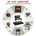 thumbnail image 4 of kurtrusly Heated Floor Mat Enjoy Warmth And Comfort In Every Step Double Sided - High black 39*47in, 4 of 6