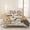Beige, variant on 3 Pieces Queen Quilt Set,Whimsical Stacked Cartoon Cats Soft Bedding Sets with 1 Quilt & 2 Pillow Shams,Watercolor Cute Kitties Summer Bedspread Lightweight Coverlet Comforter for All Season