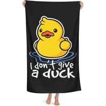 I Don't Give A Du-ck Adults Microfiber Beach Towel Oversized Big Towel Blanket with A Unique Design 32In X 52In