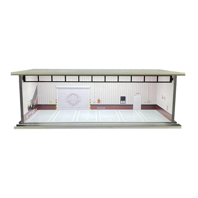 BELOVING 1/64 Model Car Display Case Built in LED Light Collection Accessory Showcase Style A