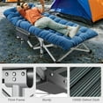 thumbnail image 4 of FICISOG Oversized XXL Folding Sleeping Cots for Adults, 900lb Loading Double-Layer 1200D, Heavy Duty Guest Bed W/Mattress & Carrying Bag, 4 of 9