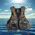 thumbnail image 1 of Professional Flotation Adult Safety Life Jacket Survival Vest Swimming Kayaking, 1 of 8