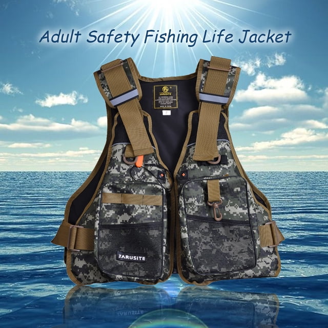 Professional Flotation Adult Safety Life Jacket Survival Vest Swimming Kayaking