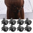 thumbnail image 4 of Fdit Mini Black Clips Plastic Hair Claw Clips Hair Clips, 100PCS Mini Clips,Strong grip., 4 of 8