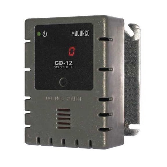 Macurco Fixed Gas Detector,CH4,C3H8,H2,Digital GD-12