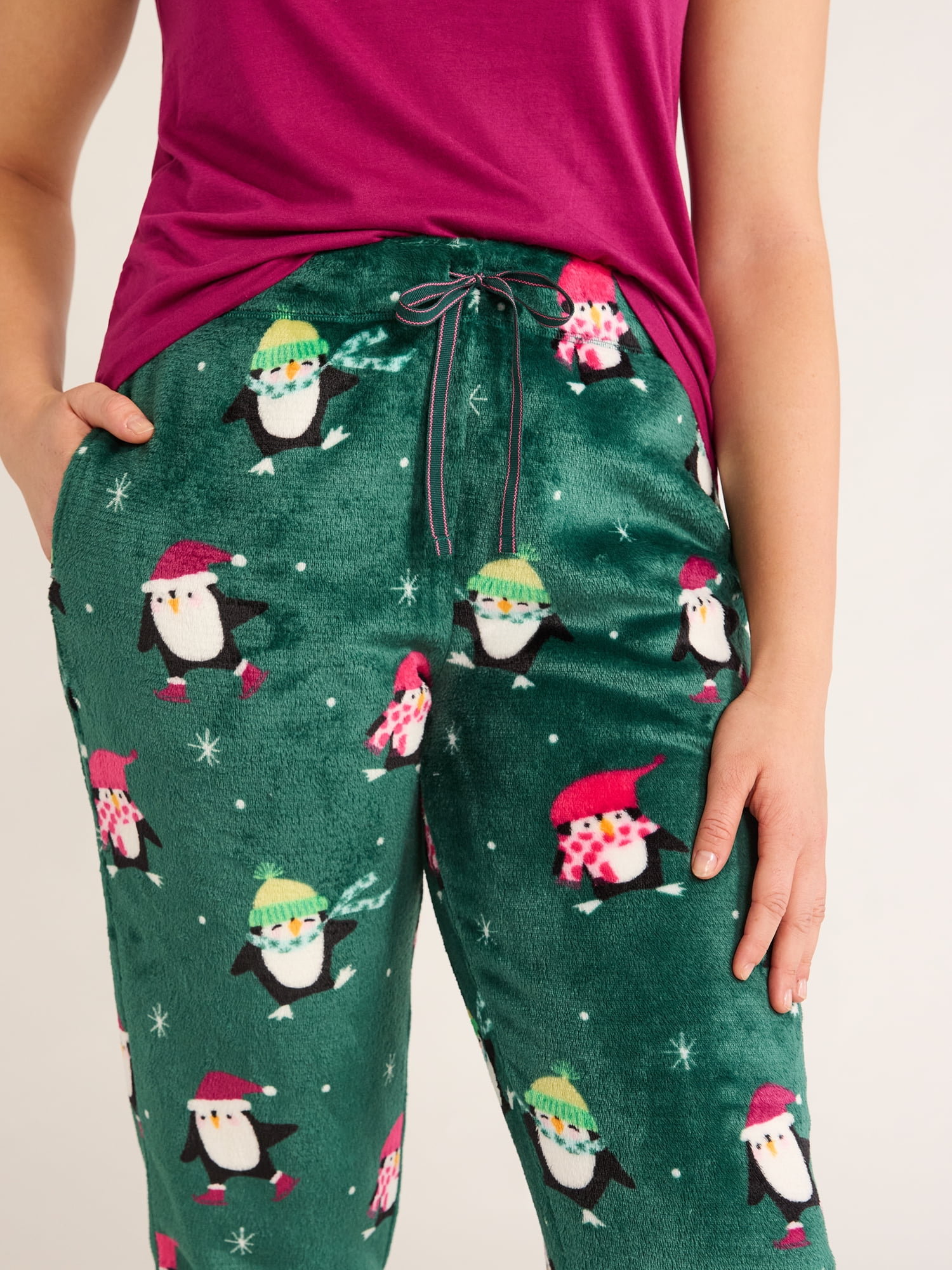 Joyspun Women's Sleep Cuff Pant