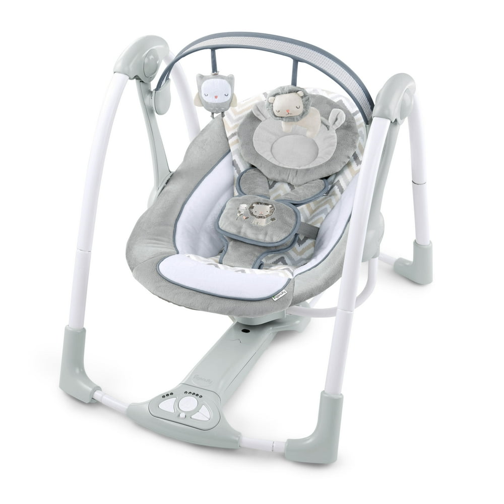 Portable Automatic Swing Ingenuity Power Adapt Portable Baby Swing