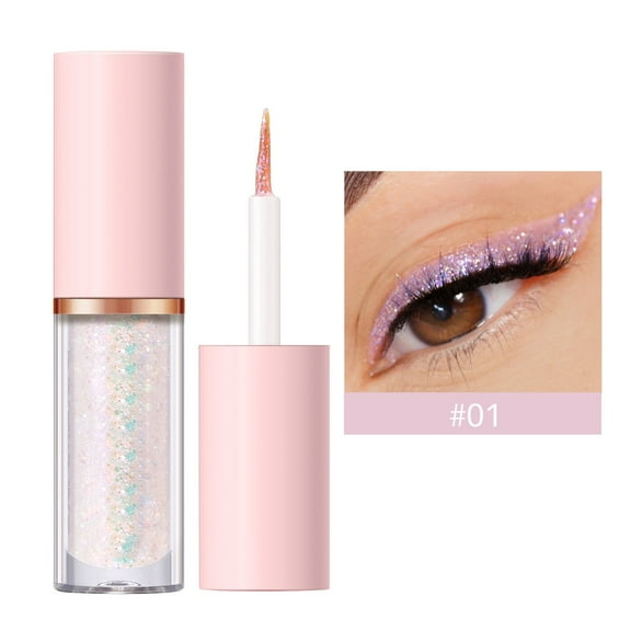 TUITOONM Shiny Liquid Eyeliner with Pearl Light Effect Long-Lasting, Smudge-Proof Eye Brightener for Eyeliner, Eyeshadow & Highlighting 2ml