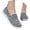 Grey, variant on Womens Orthopedic Walking Shoes Mesh Knitted Walking Shoes Women Adjustable Upper Platform Non- Platform Sneakers Lightweight Hands Free Mary Jane Shoes Barefoot Shoe