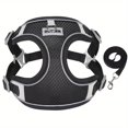 thumbnail image 1 of Keep Your Pup Safe and Secure with this 1PC No Pull Puppy Harness and Leash Set!, 1 of 5