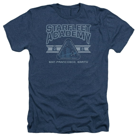 Star Trek - Starfleet Academy Earth - Heather Short Sleeve Shirt - XXX-Large