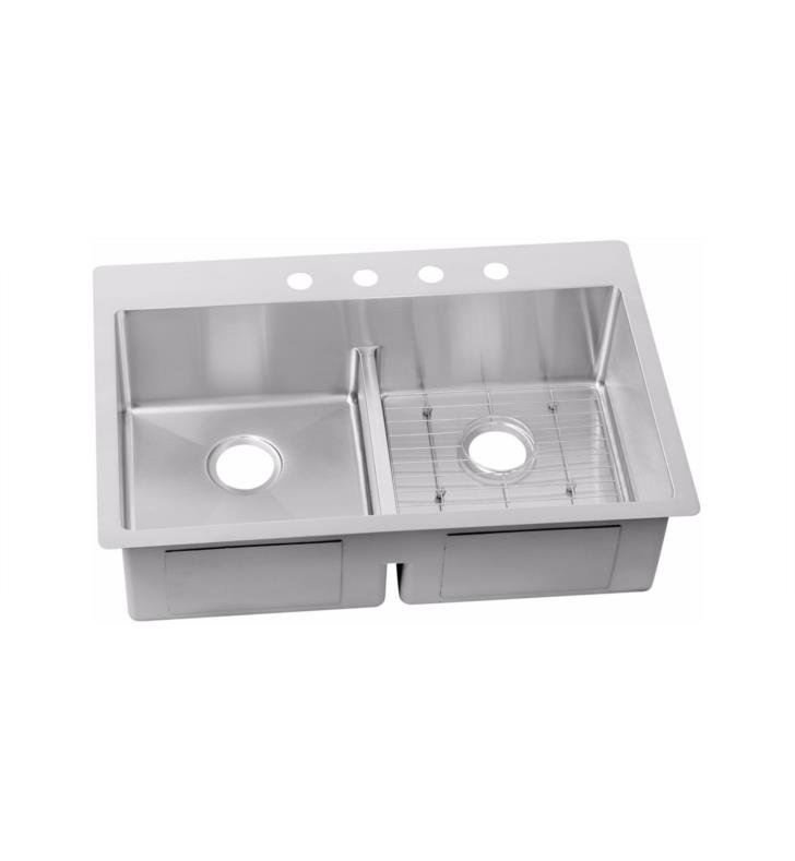 Elkay ECTSRA33229BG Crosstown 33" Double Basin Dual Mount Sink Kit with