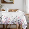 thumbnail image 3 of Rectangle Tablecloth Wrinkle Free Table Cover Floral Tablecloth 60x86Inch Table Cover for Kitchen Dining Table, 3 of 5