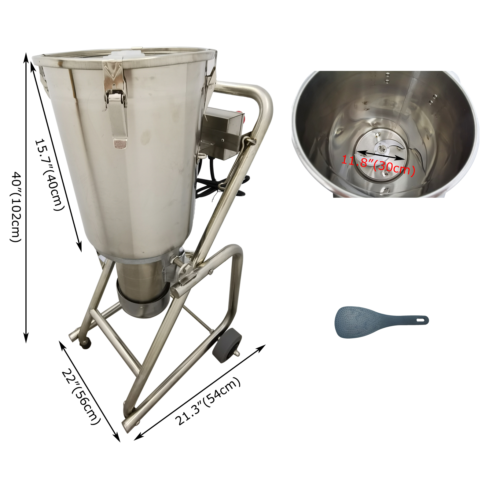 32L Fruit Vegetable Wall-Broken Juicer Mixer Machine Large Commercial Vertical 110V