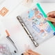 thumbnail image 4 of 12 pcs mixed colors A6 universal binder pocket student notebook binder PVC storage bag, 4 of 5