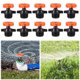 thumbnail image 1 of 10 Piezas 360 ​​grados Cabezas Rociador Giratorias Automáticas Boquilla Riego () Naranja, 1 of 9