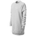 thumbnail image 4 of Made by Olivia Women's Casual Oversized Loose Fit Crew Neck Fleece Pullover Tunic Sweatshirts with Pockets S~3X, 4 of 4